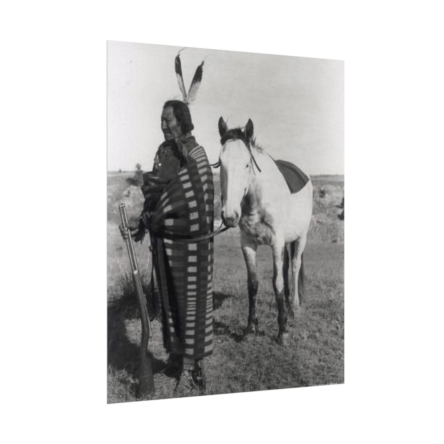 Sacred Ties – Western Textured Watercolor Matte Posters