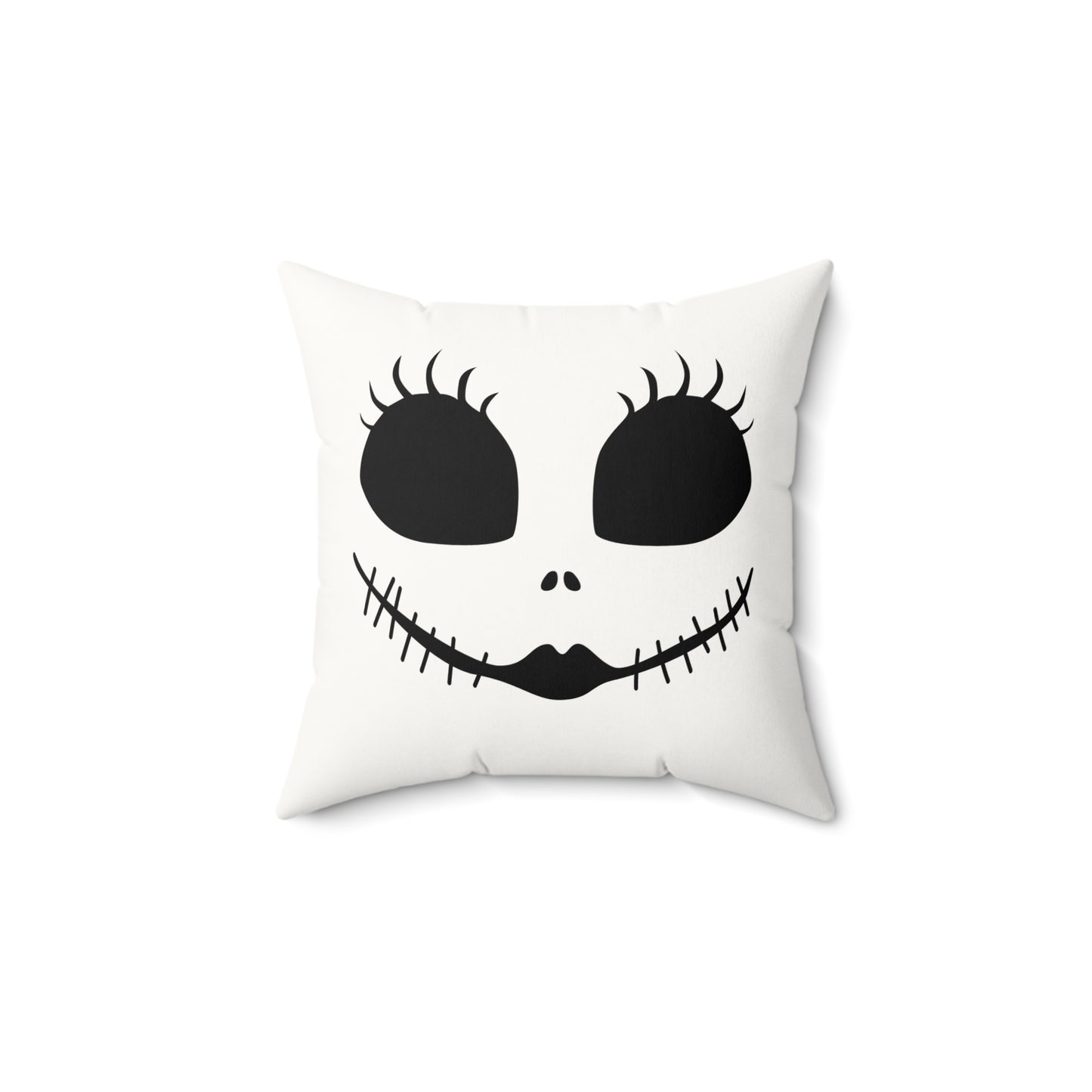 2 in 1 Candy Corn & Jill Happy Halloween Throw Pillow, Cozy Faux Suede, Seasonal Decor, Halloween, Unique Gift Idea