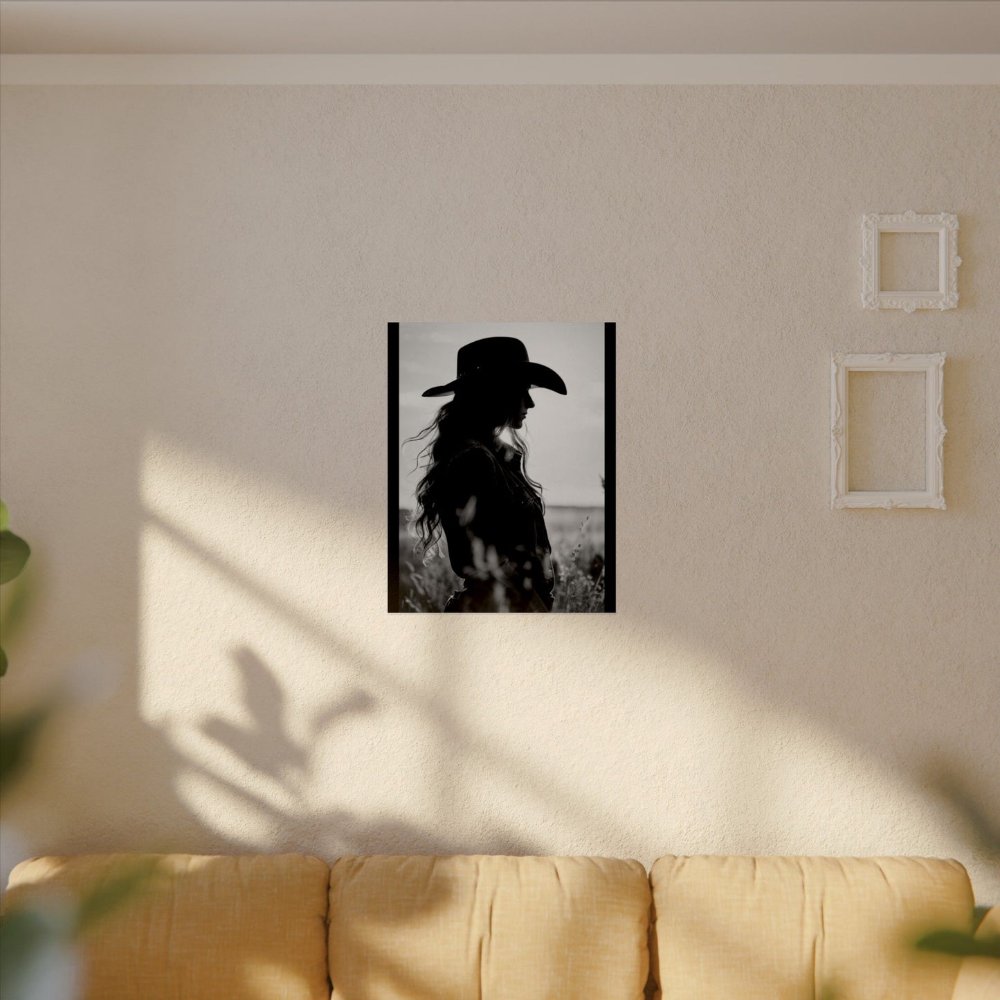 Grace Againest The Grain – Western Textured Watercolor Matte Posters