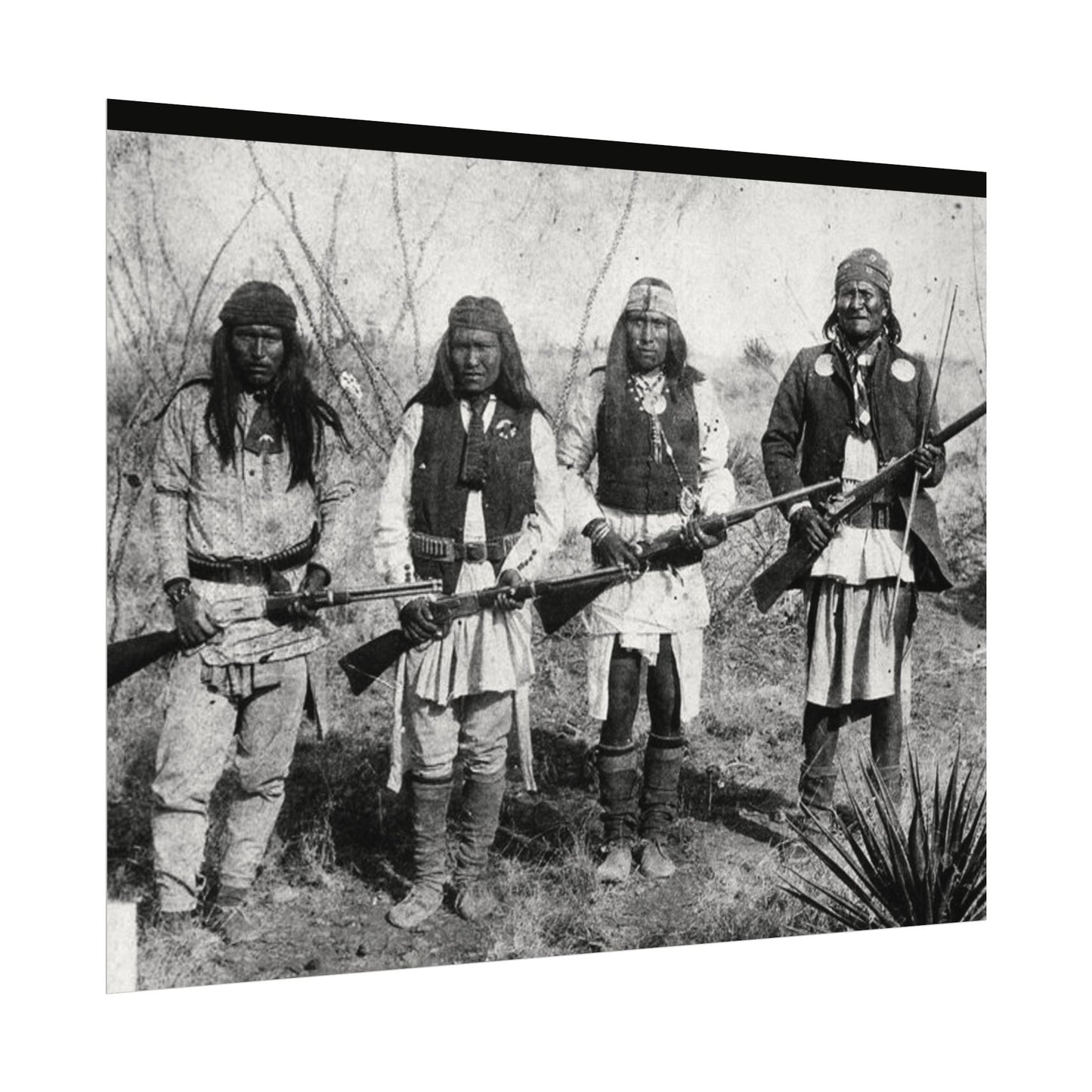 Unspoken Bonds Of Brotherhood– Western Textured Watercolor Matte Posters