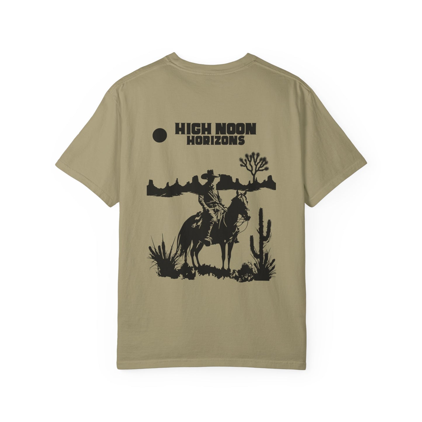 High Noon Horizons Mountain T-Shirt - Western Gift, Nature Lover Tee, Unisex Cotton Shirt