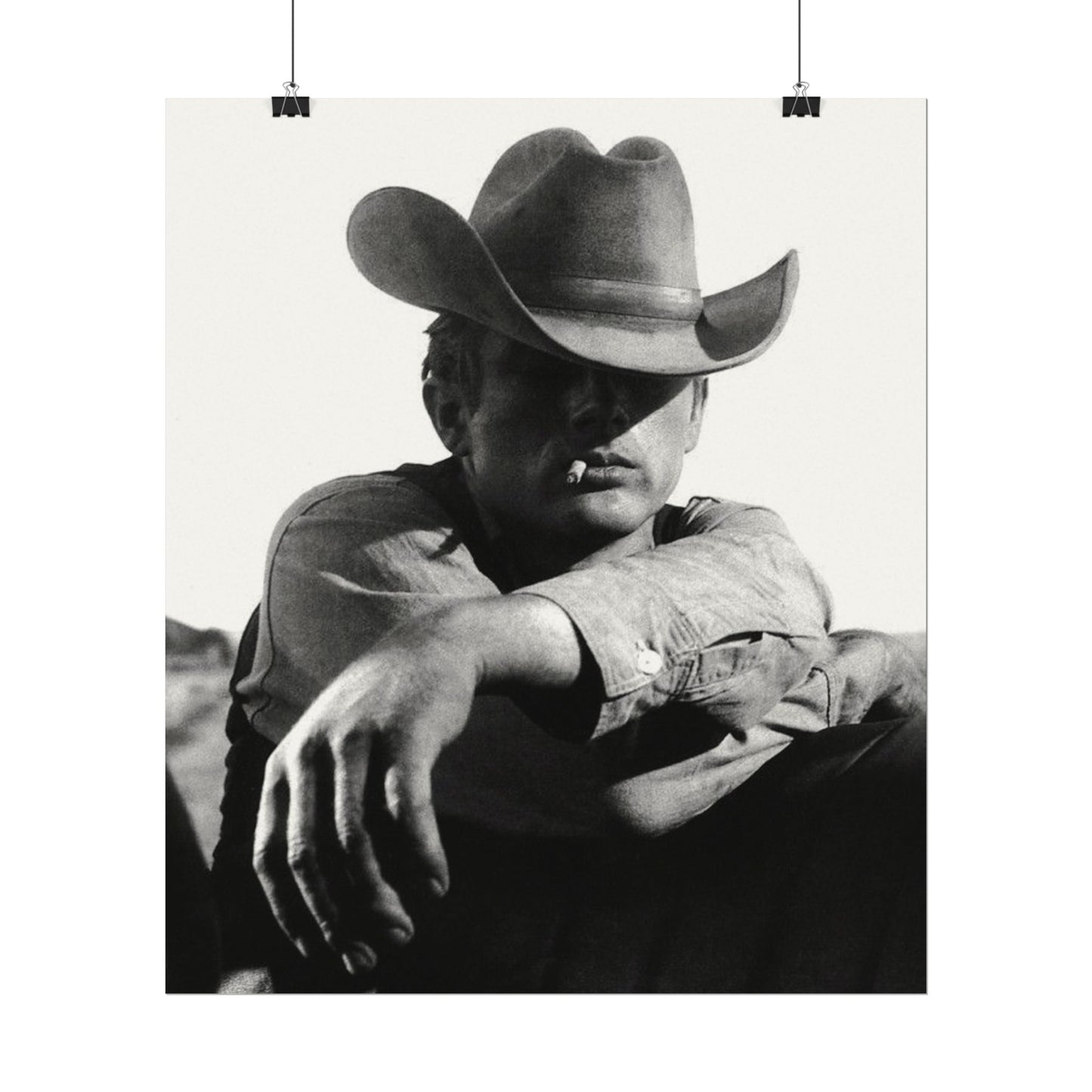 Sage & Smoke – Western Textured Watercolor Matte Posters