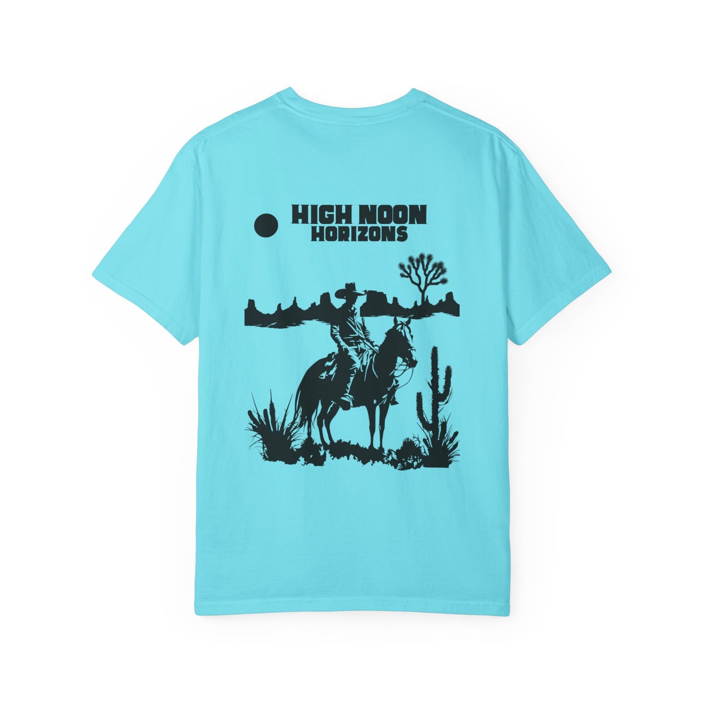 High Noon Horizons Mountain T-Shirt - Western Gift, Nature Lover Tee, Unisex Cotton Shirt