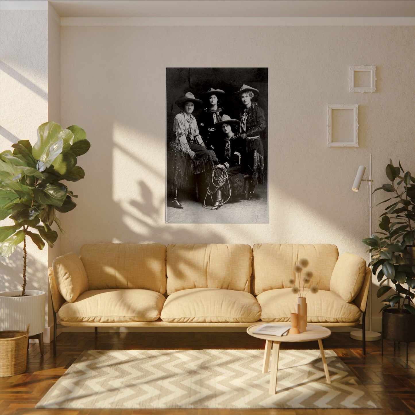 Daughters Of The Frontier – Western Textured Watercolor Matte Posters