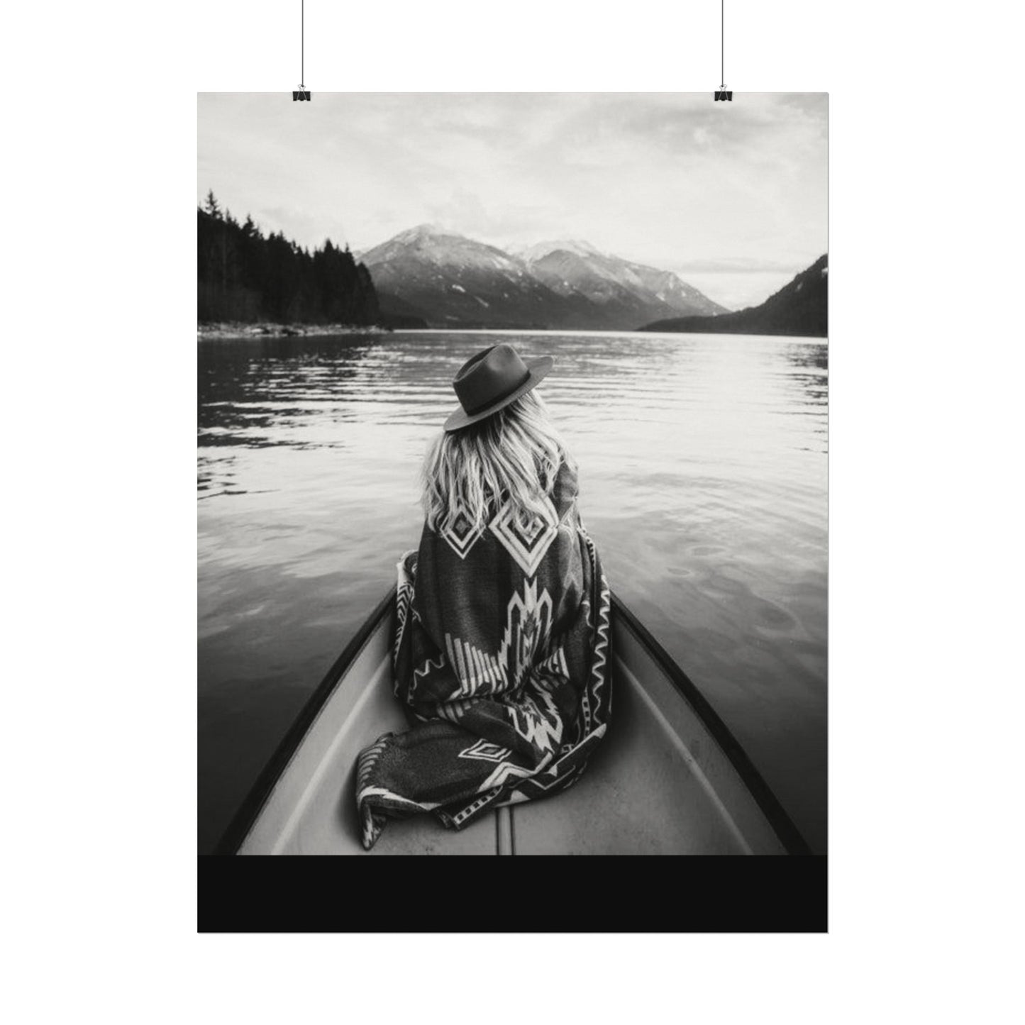 He Leads Me Beside Still Waters – Western Textured Watercolor Matte Posters
