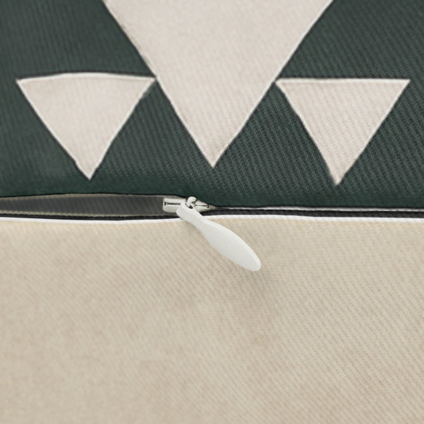 2 in 1 Green & Tan Western Pattern Lumbar Pillow, Farmhouse Decor, Cozy Home Accent, Unique Gift for Animal Lovers, Boho Cushion