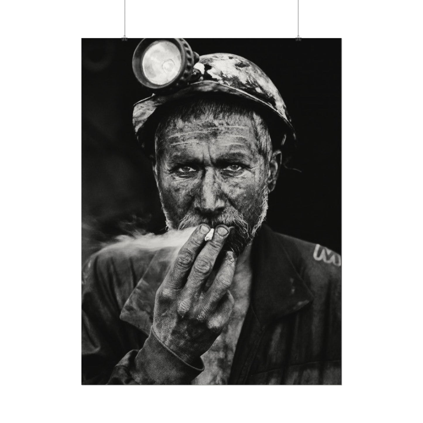 Fire & Coal – Western Textured Watercolor Matte Posters