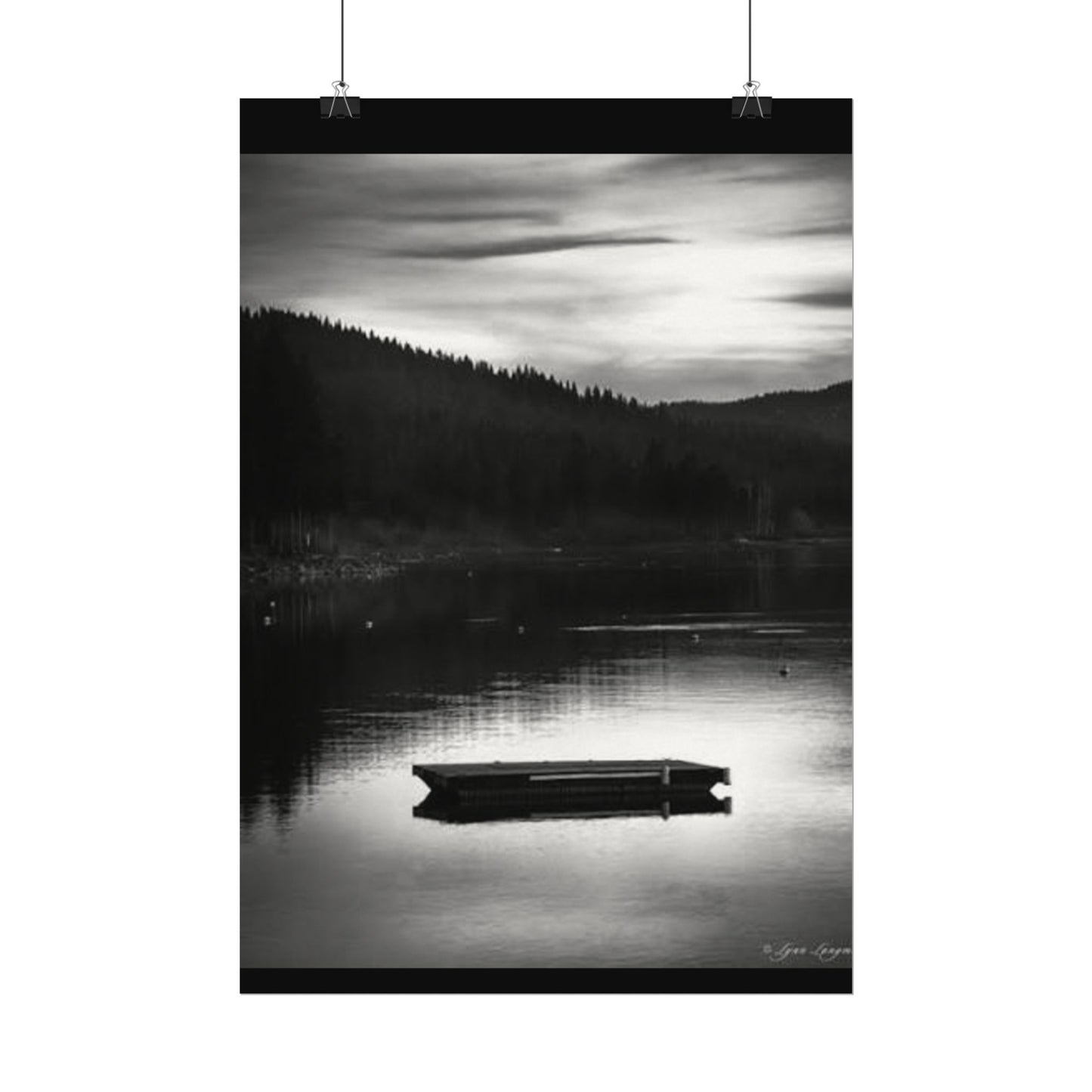 He Leads Me Beside Still Waters – Western Textured Watercolor Matte Posters