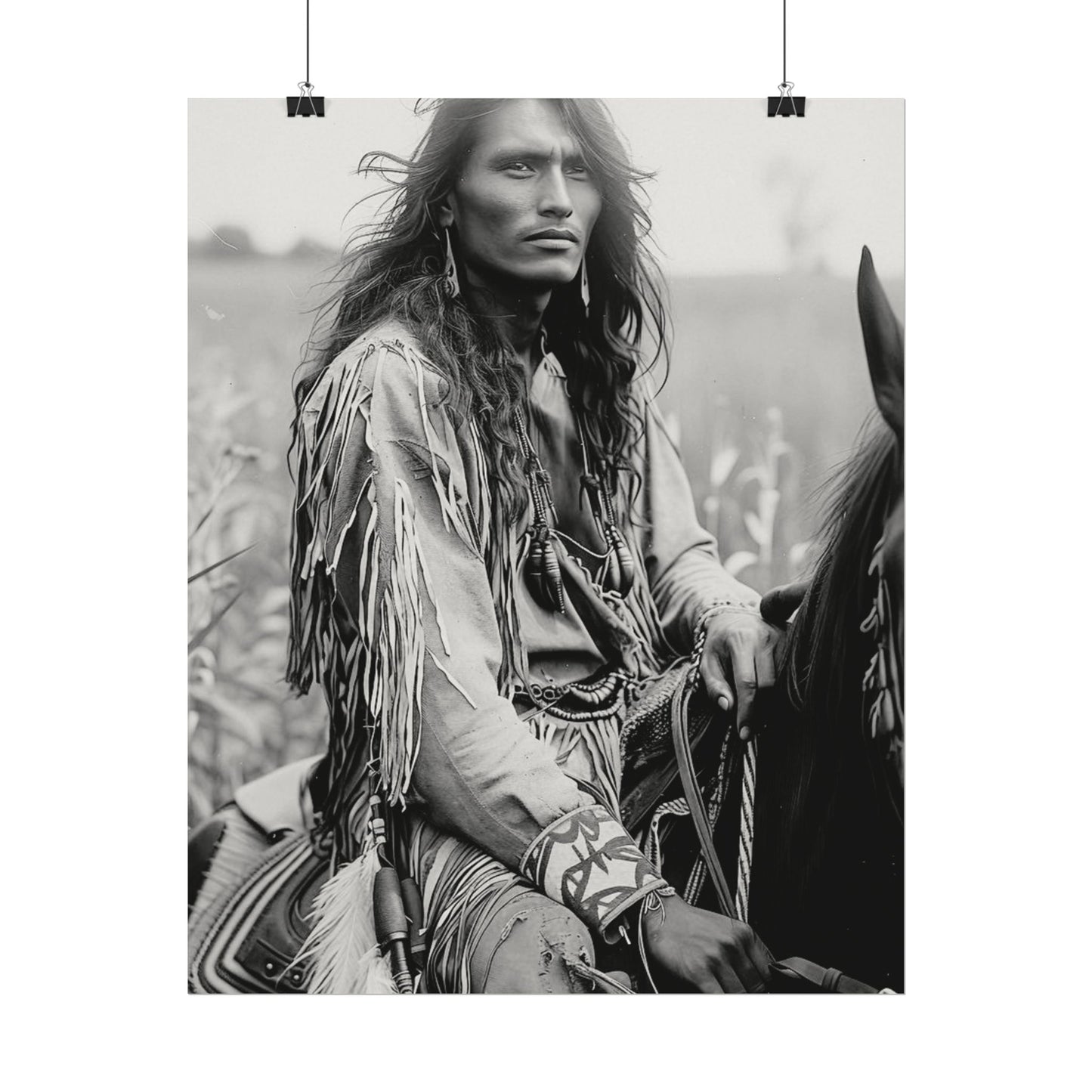 The Last Watchman– Western Textured Watercolor Matte Posters