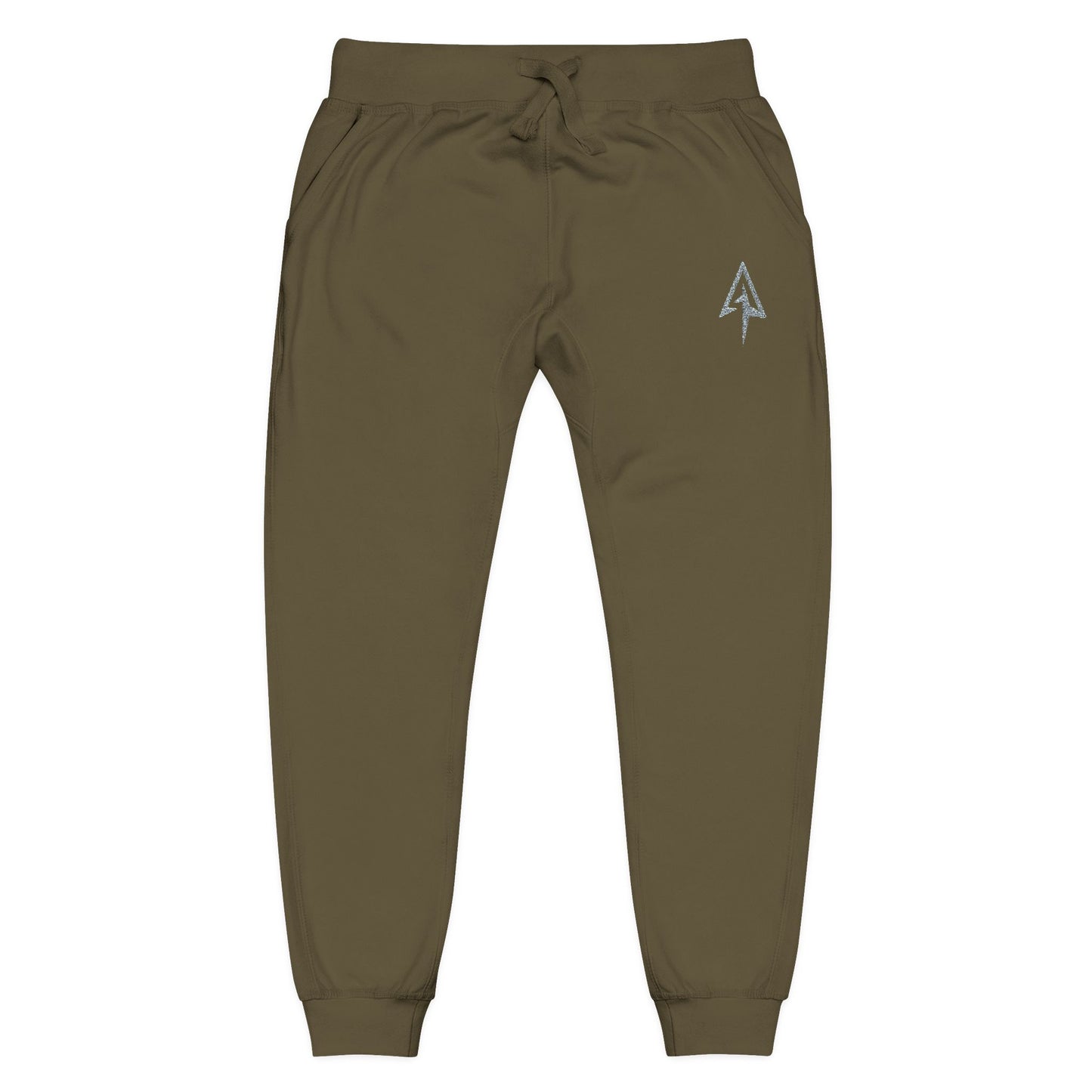 Arrow Ridge Cozy Embroidered Unisex Fleece Sweatpants for Relaxation, Casual Wear, Gifts, Holiday Comfort, Lounge Wear