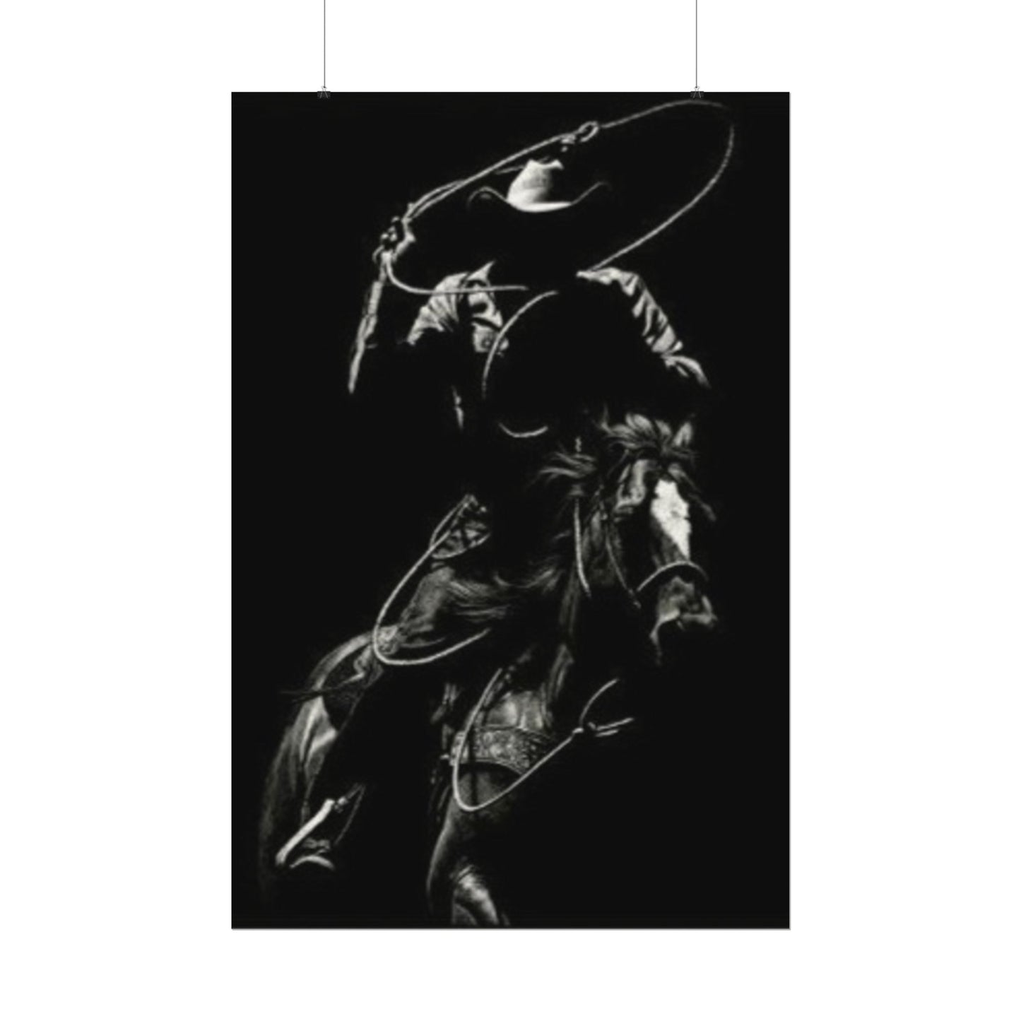 The Ropers Mark – Western Textured Watercolor Matte Posters