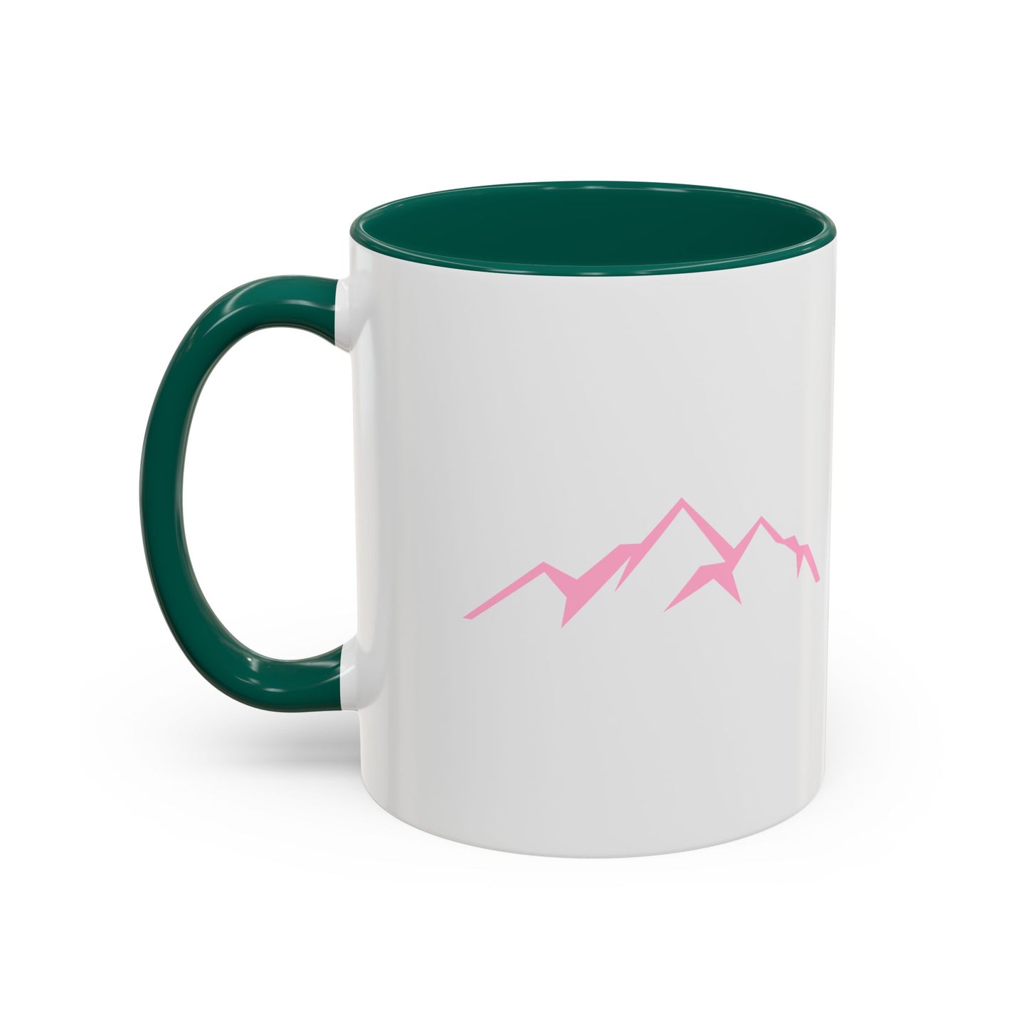 Mountain Vibes Mug | Colorful Coffee Mug | Artistic Drinkware | Gift for Nature Lovers | Hiking, Adventure, Pink Mountains