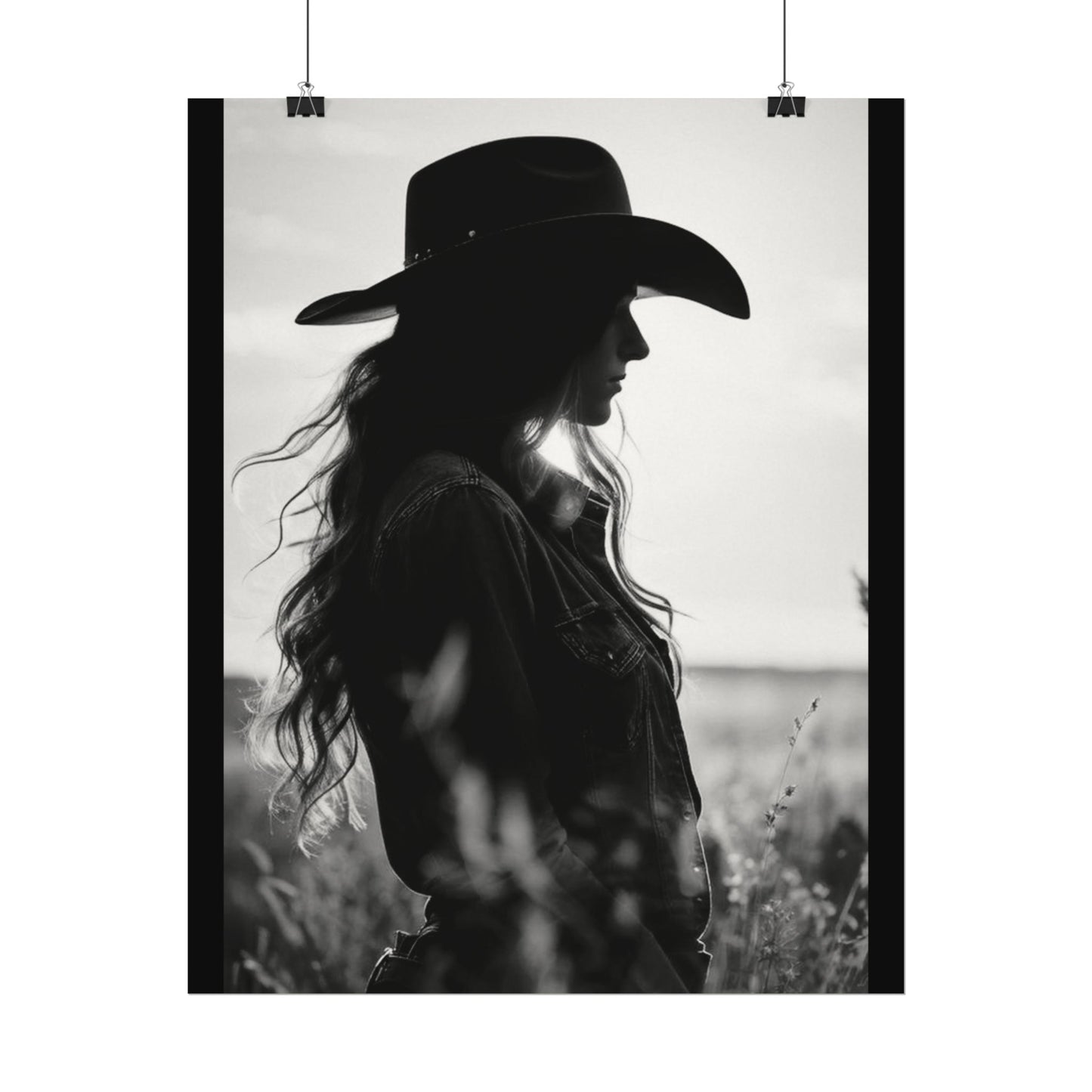 Grace Againest The Grain – Western Textured Watercolor Matte Posters