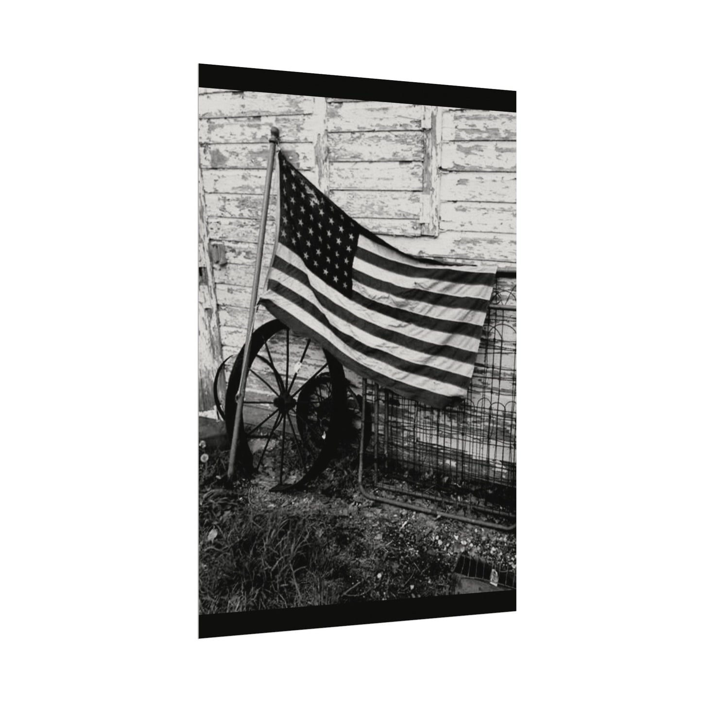 American Grit – Western Textured Watercolor Matte Posters
