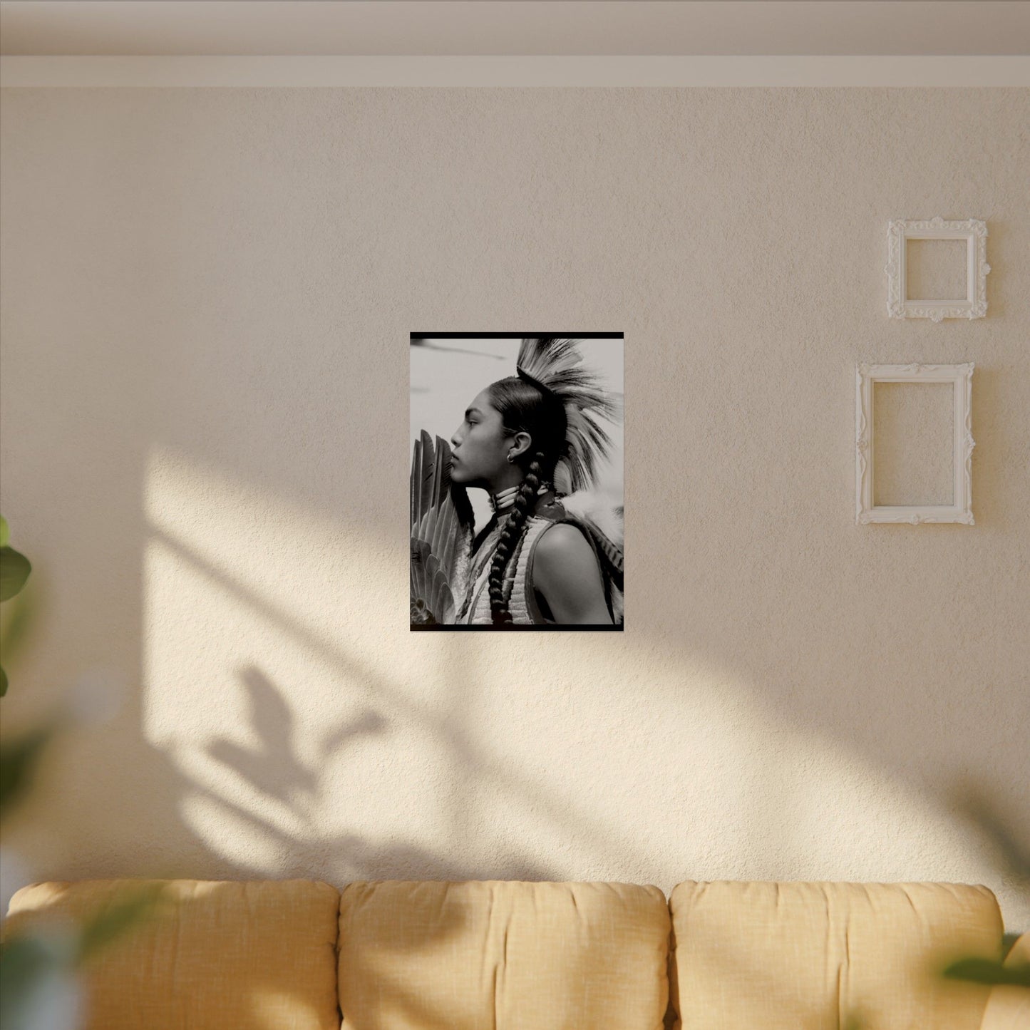 Soar High On Wings Like Eagles – Western Textured Watercolor Matte Posters