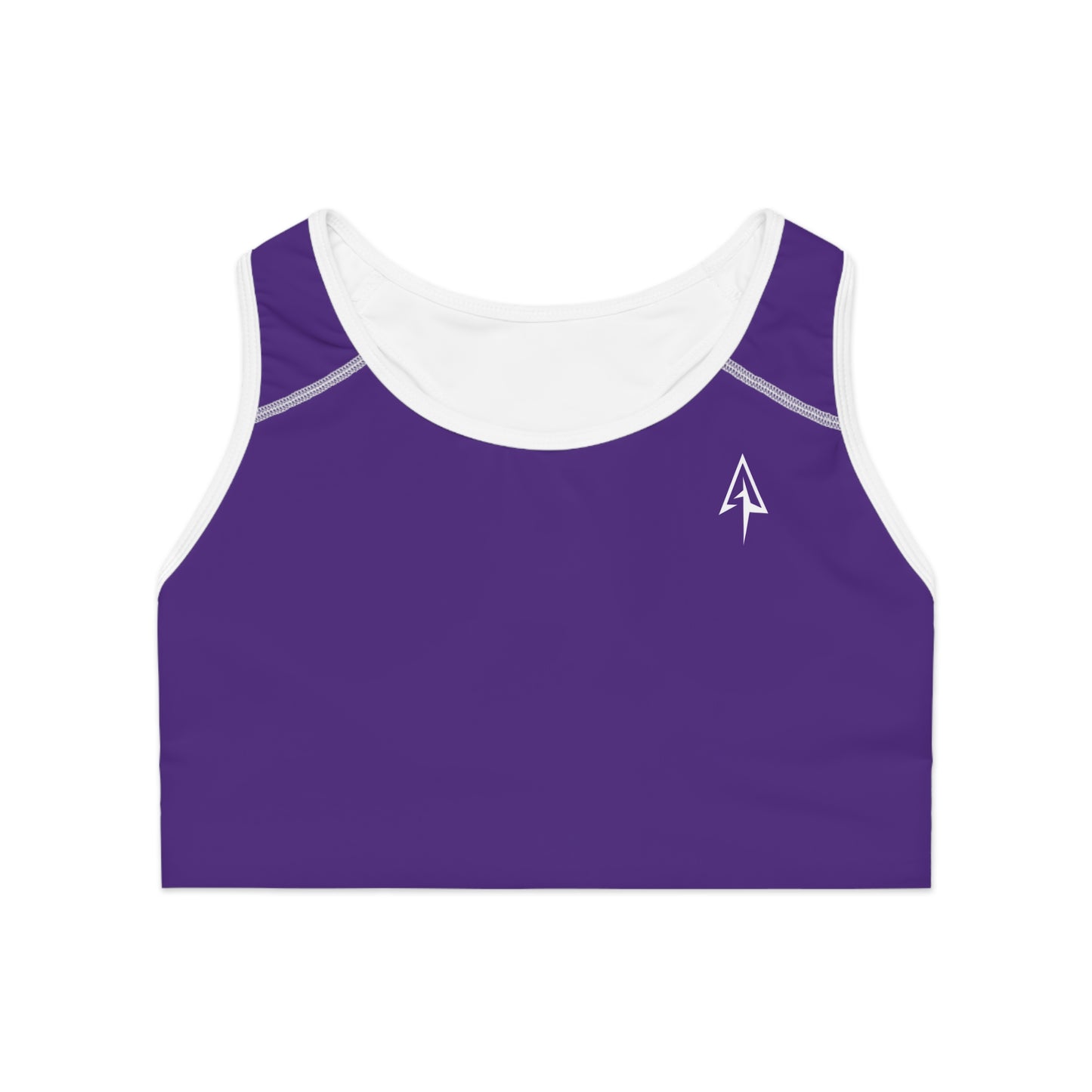 Arrow Ridge Royal Purple Stylish Sports Bra for Active Women, Workout Top, Gym Essential, Fitness Apparel, Athleisure Wear, Yoga Gear