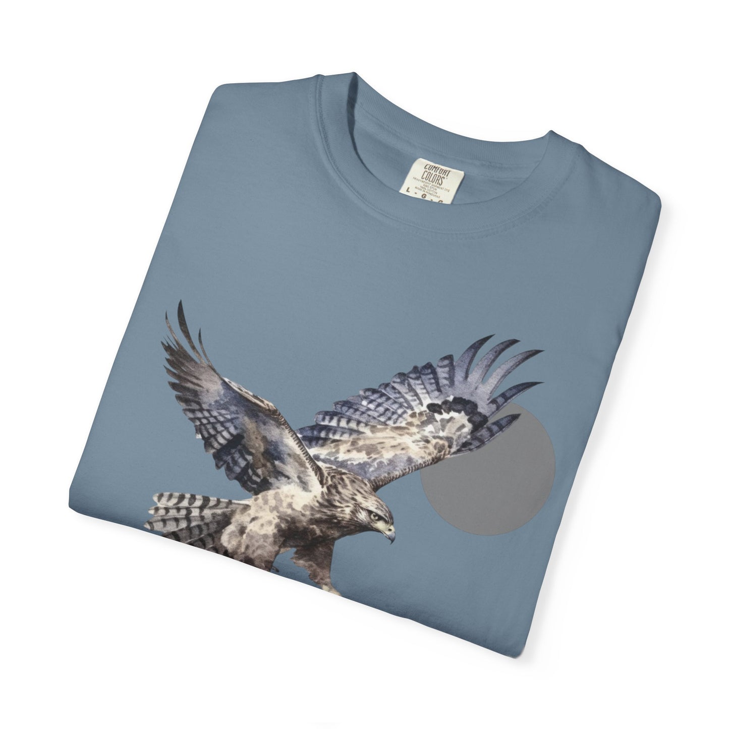 Flying High Wildlife Adventure Tee Unisex Garment-Dyed T-shirt, Boho Nature Tee, Camping Shirt, Adventure Apparel, Gift for Wilderness Lovers