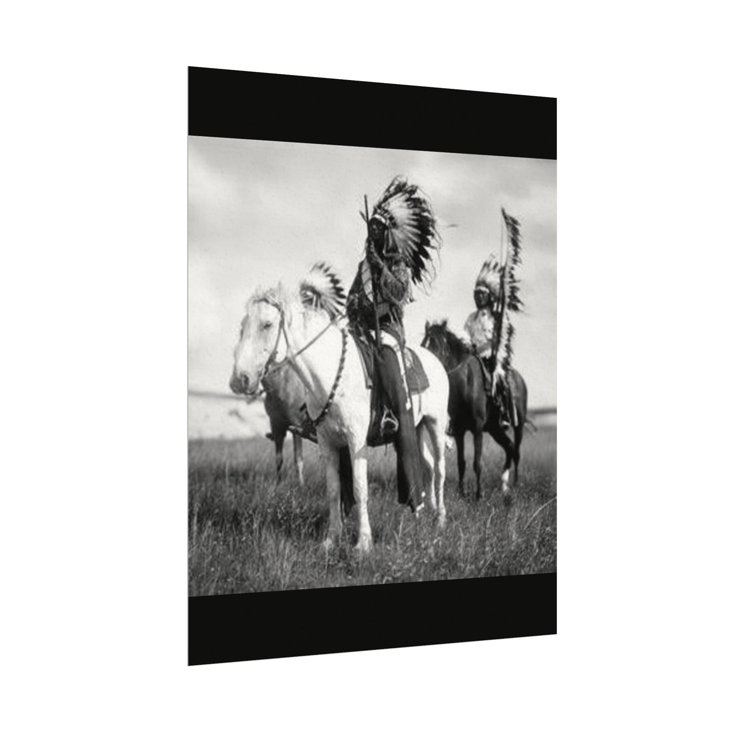 Feathers Of The Forgotten – Western Textured Watercolor Matte Posters