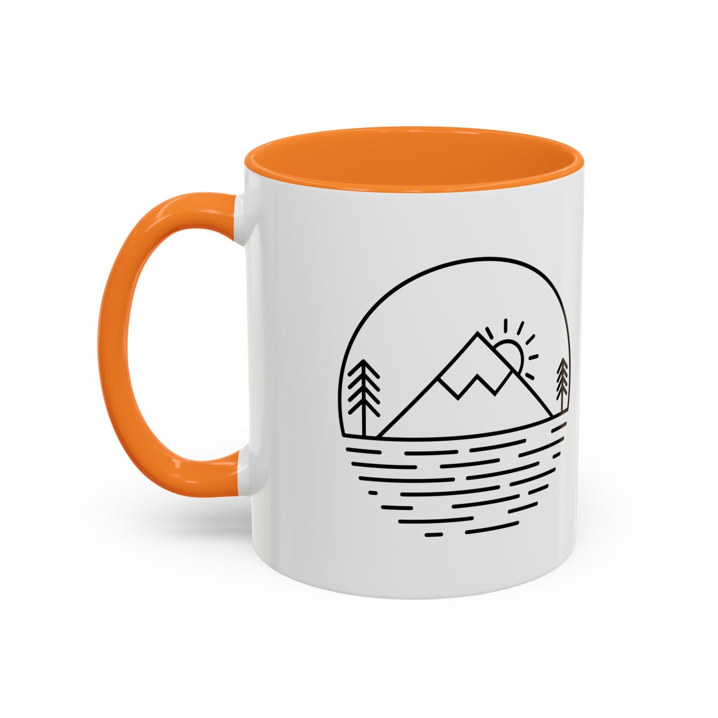 Nature-Inspired Colorful Mug, Perfect Gift for Nature Lovers, Coffee Mug for Outdoor Enthusiasts, Travel Souvenir, Adventure Coffee Cup