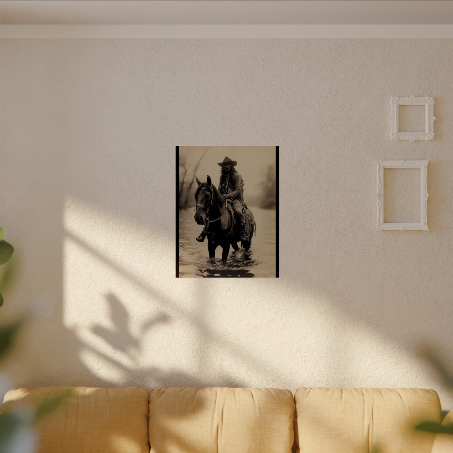 Ripples In Time – Western Textured Watercolor Matte Posters