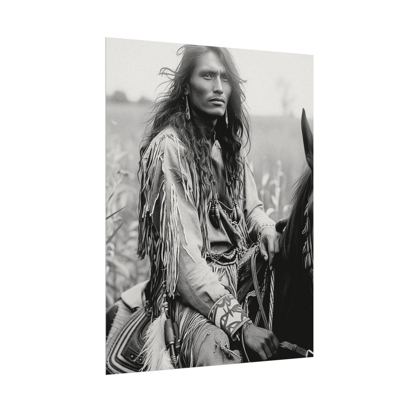 The Last Watchman– Western Textured Watercolor Matte Posters