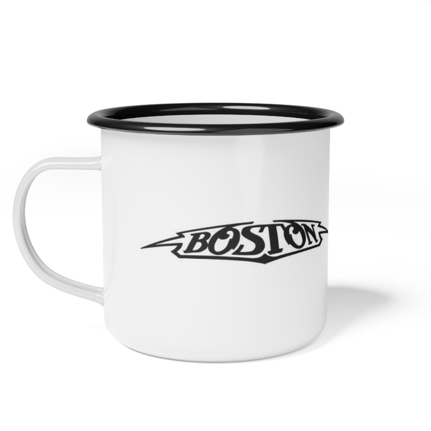 Vintage Boston Enamel Camp Cup, Retro Coffee Mug, Camping Mug, Outdoor Drinkware, Gift for Boston Lovers, Travel Essentials