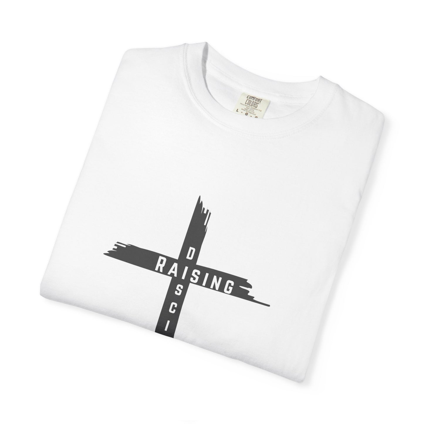 Raising Disciple Garment-Dyed T-Shirt for Faith Wear, Christian Apparel, Spiritual Gift, Youth Group Outfit, Church Merchandise,