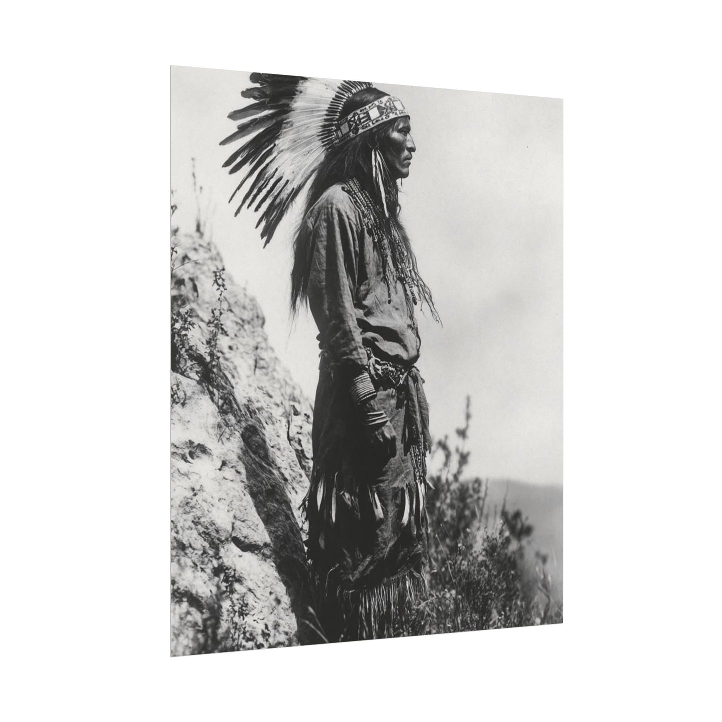 When The Wind Calls – Western Textured Watercolor Matte Posters