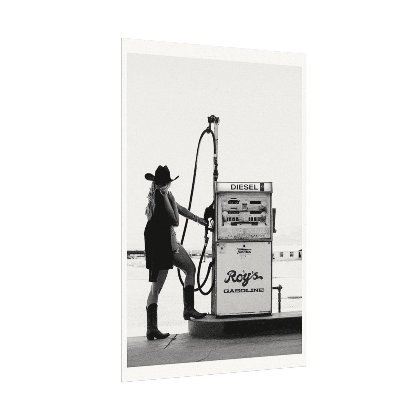 High Noon Fill Up— Western Textured Watercolor Matte Posters