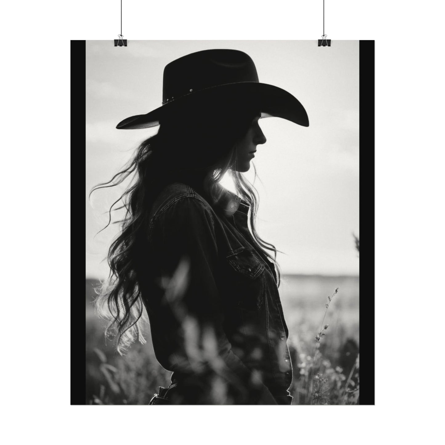 Grace Againest The Grain – Western Textured Watercolor Matte Posters