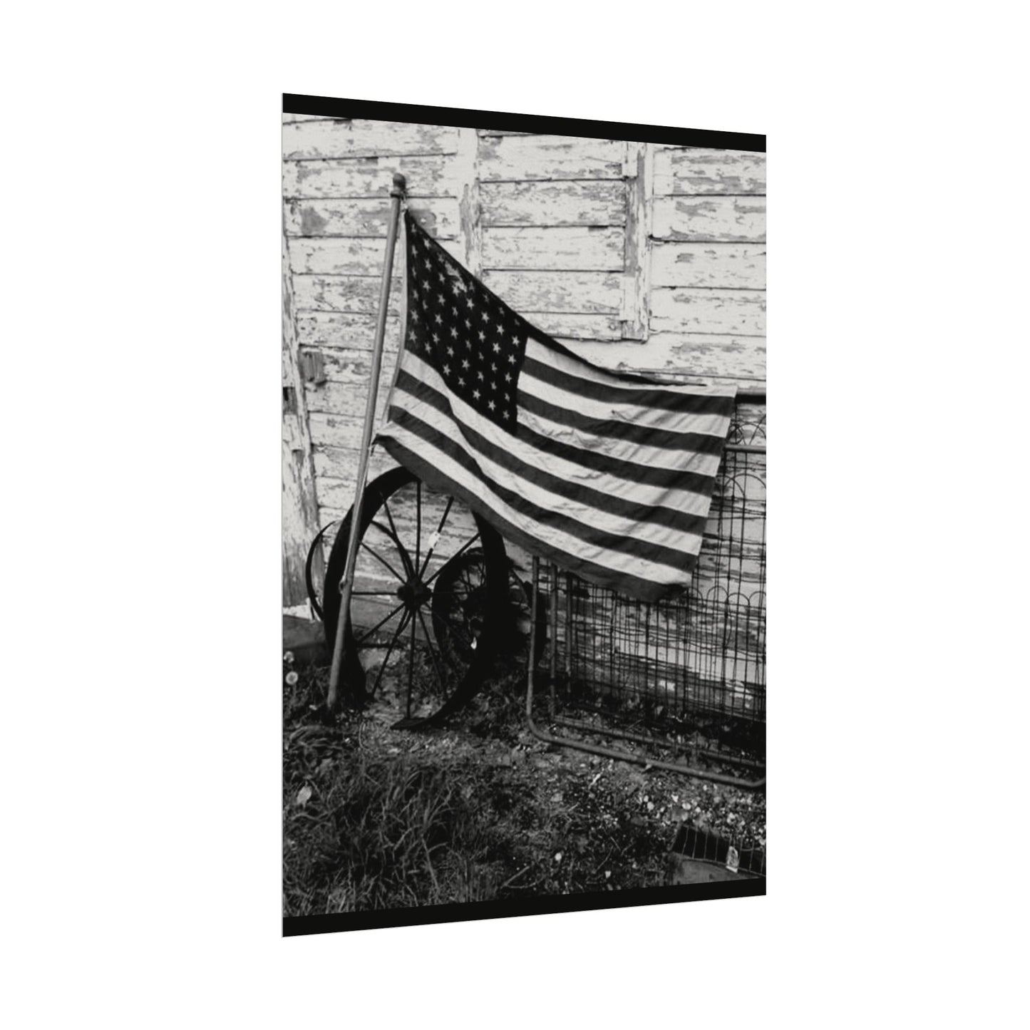 American Grit – Western Textured Watercolor Matte Posters