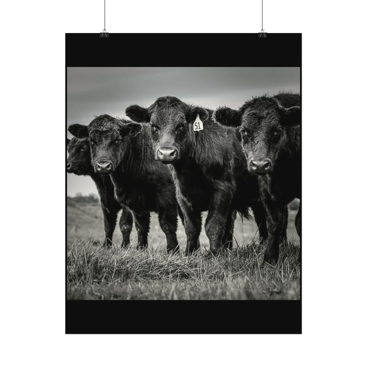 The Grazing Crew – Western Textured Watercolor Matte Posters