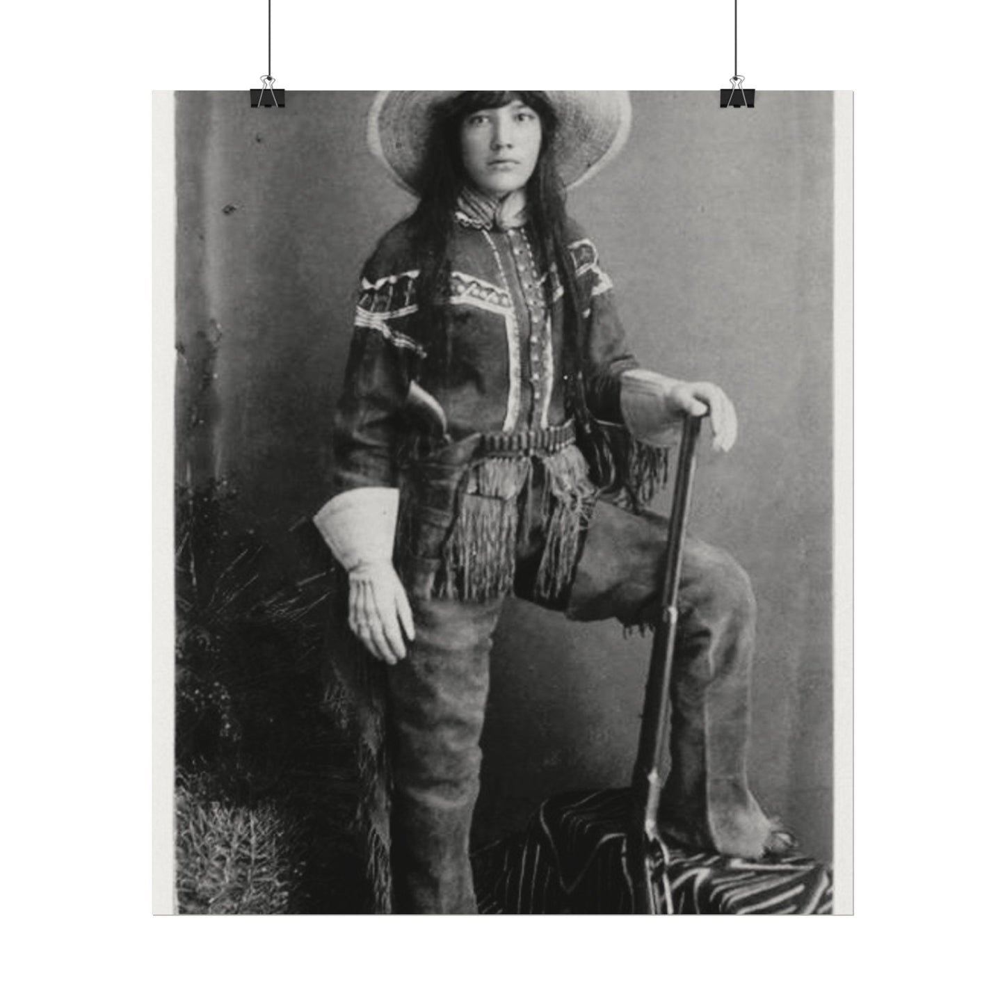 Desert Scout – Western Textured Watercolor Matte Posters