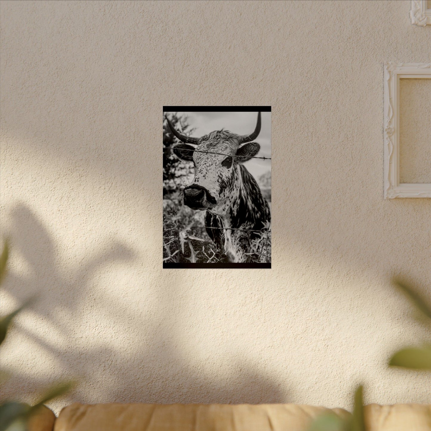 Barbed & Brave Western Textured Watercolor Matte Posters