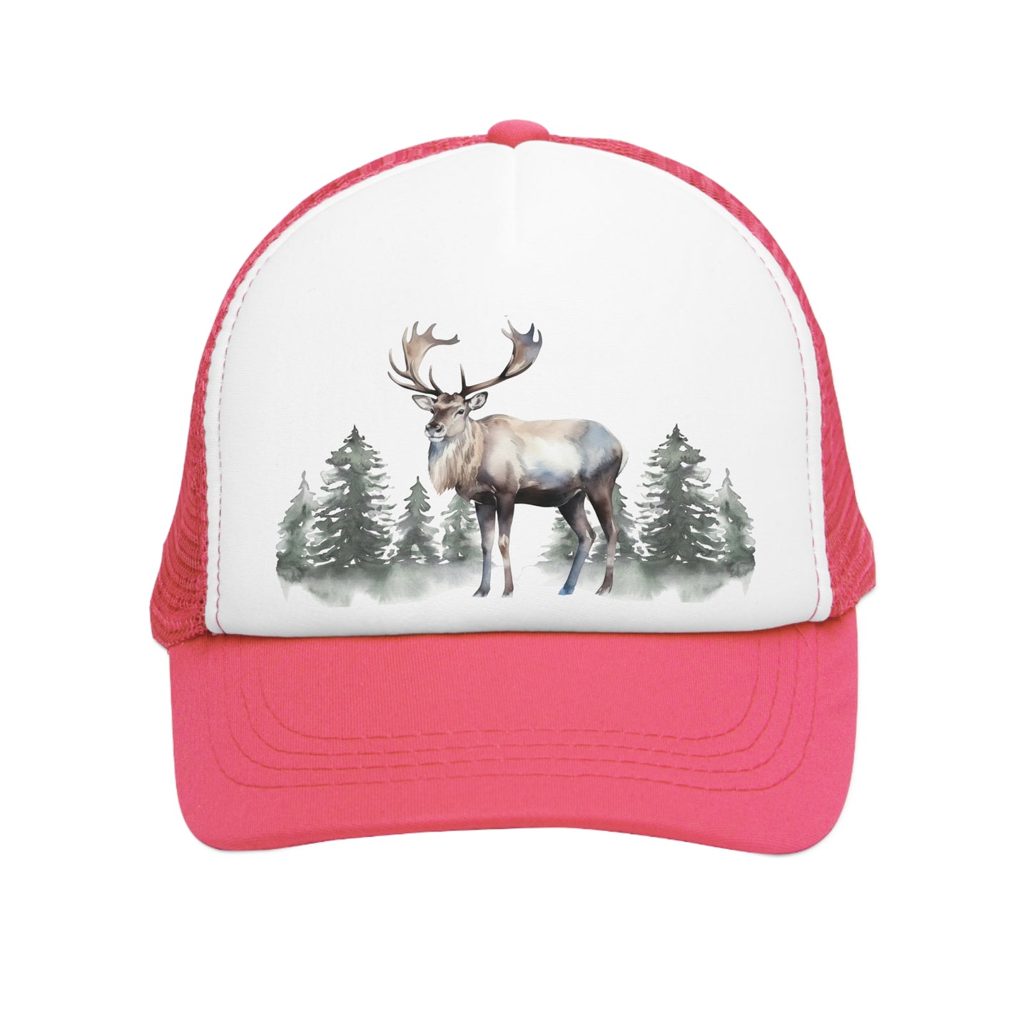Deer forrest, Retro Trucker Hat, His & Her Gifts , Outdoor Accessory, Beer Lover Gift, Summer BBQ Essential