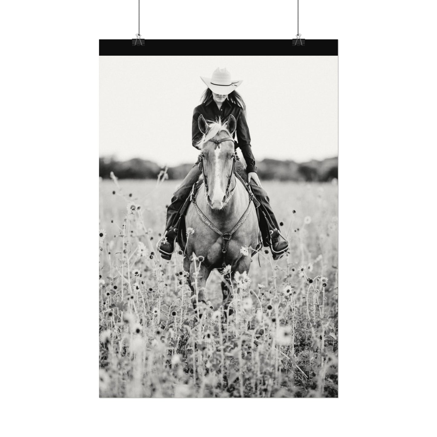 Summer Fields – Western Textured Watercolor Matte Posters