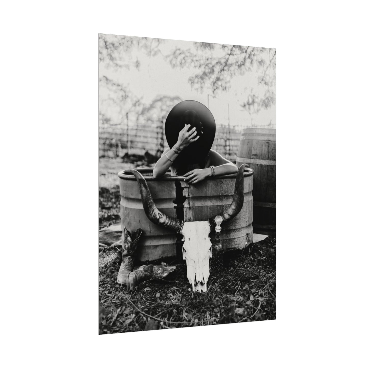 Unapologetically Wild – Western Textured Watercolor Matte Posters