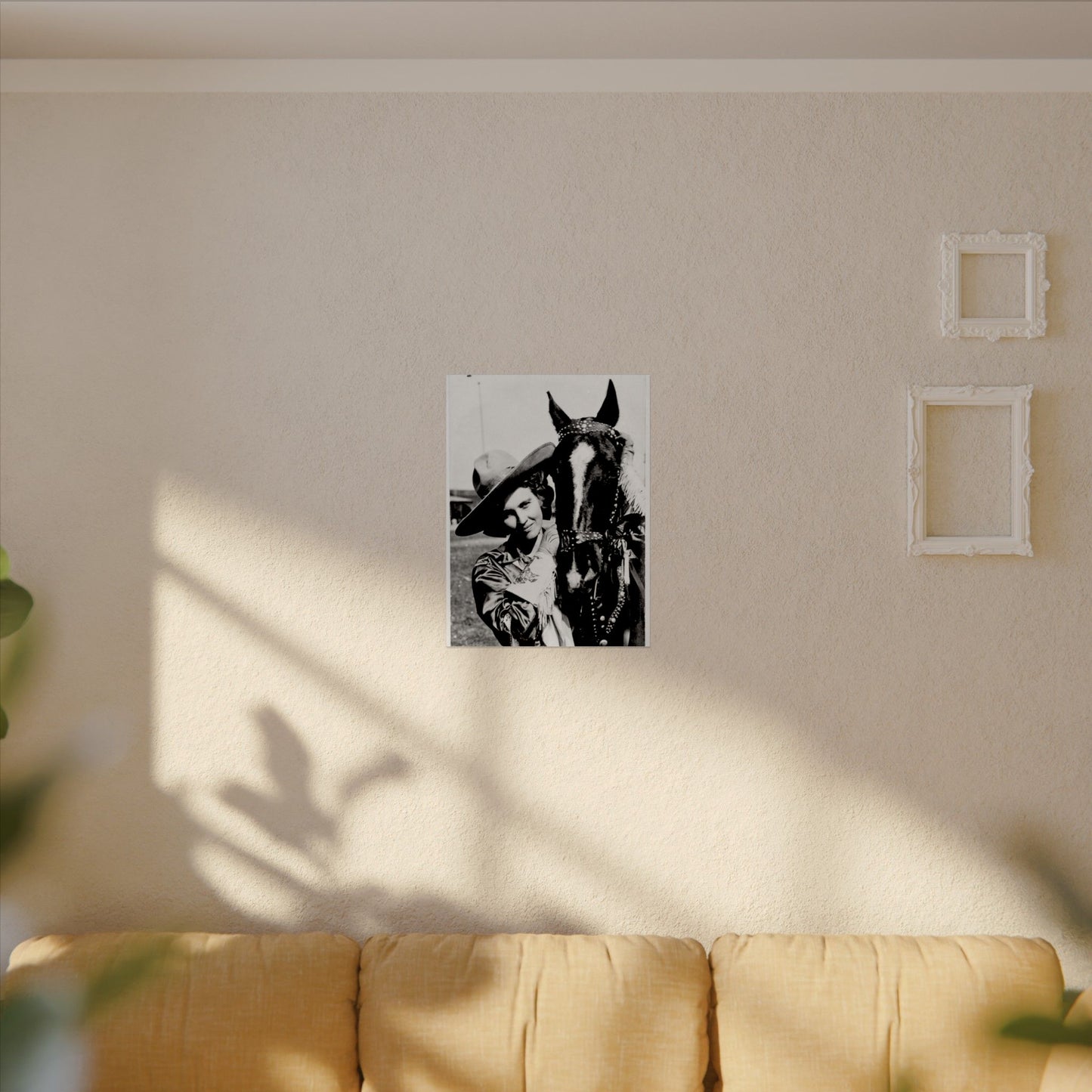 Steadfast Devotion – Western Textured Watercolor Matte Posters