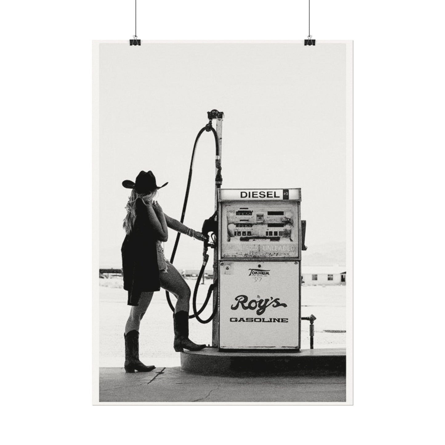 High Noon Fill Up— Western Textured Watercolor Matte Posters