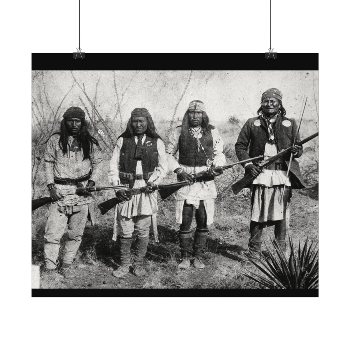 Unspoken Bonds Of Brotherhood– Western Textured Watercolor Matte Posters