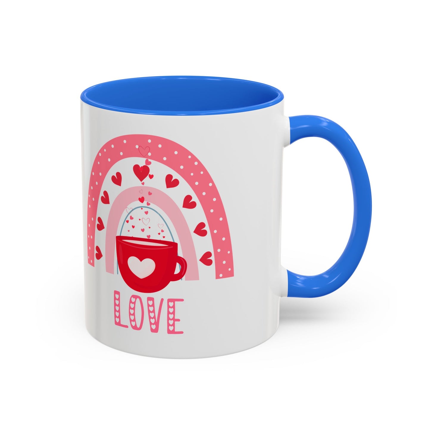 Rainbow Love Mug - Perfect for Valentine's Day, Couples, Self-Care, Gift for Her, Coffee Lovers