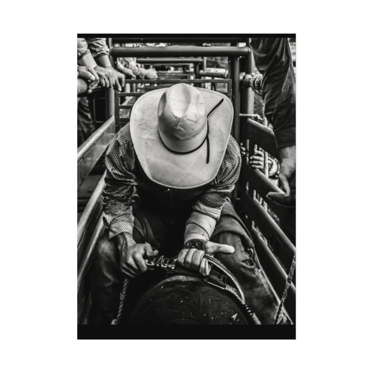 Lock Loaded & In The Chute Textured Watercolor Matte Posters