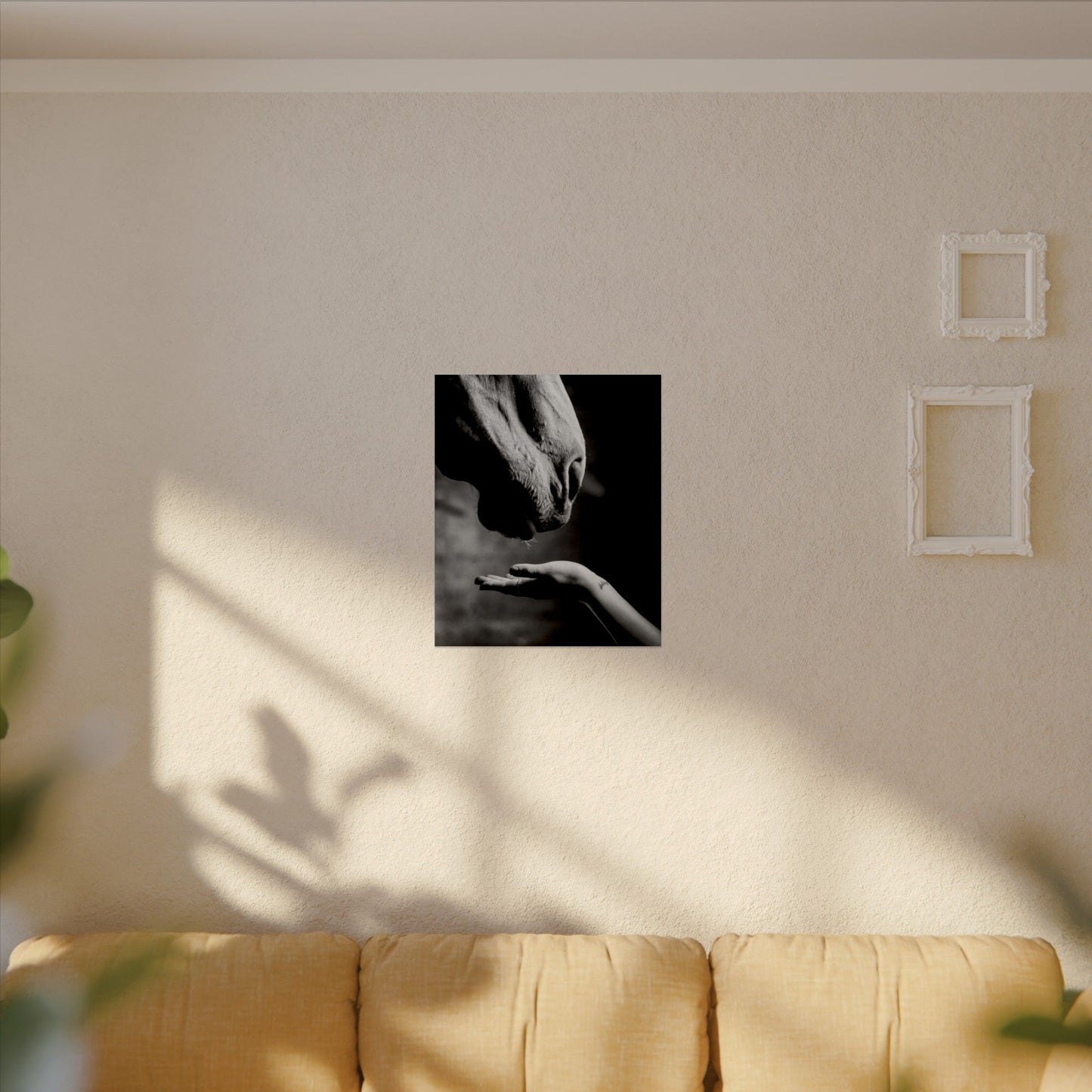 Whisper of Trust— The Unspoken Bond Textured Watercolor Matte Posters