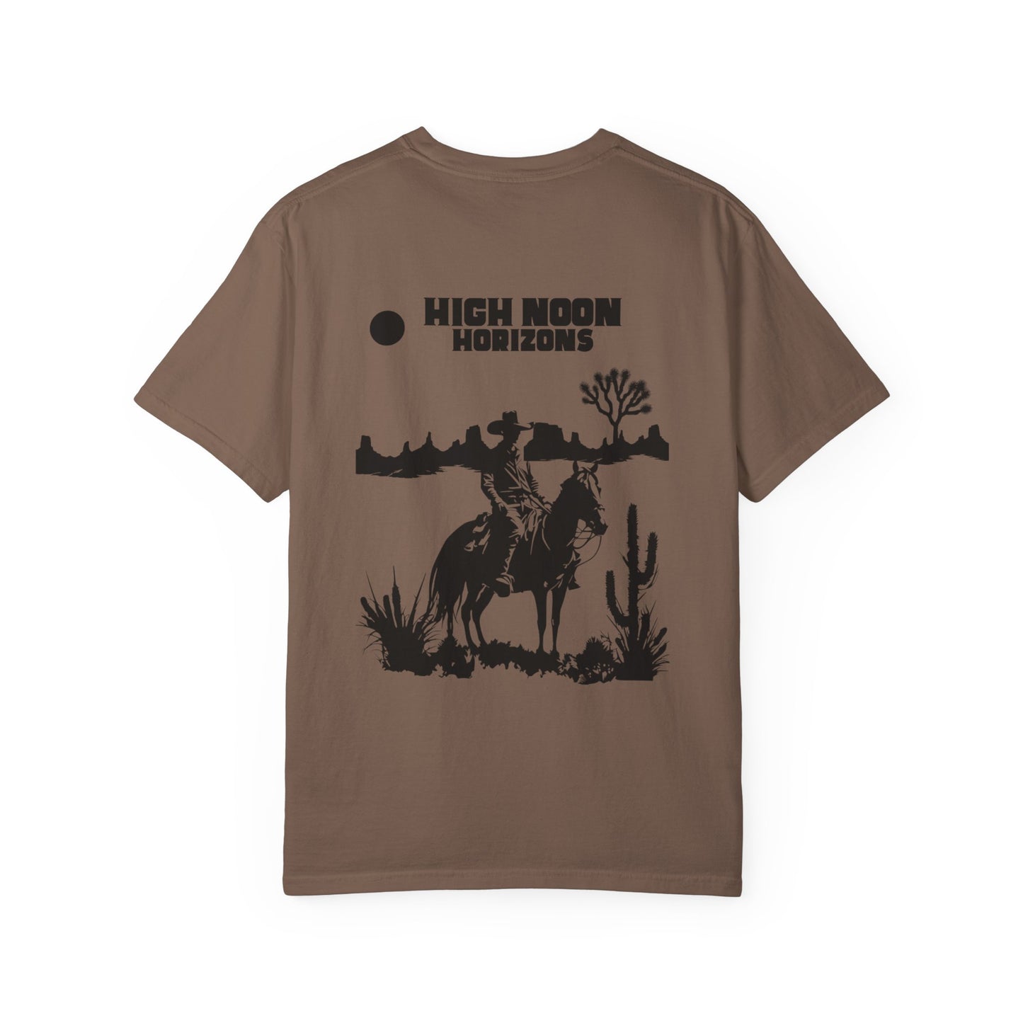 High Noon Horizons Mountain T-Shirt - Western Gift, Nature Lover Tee, Unisex Cotton Shirt