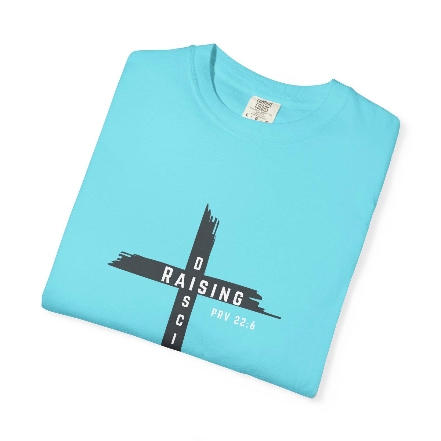 Raising Disciple Garment-Dyed T-Shirt for Faith Wear, Christian Apparel, Spiritual Gift, Youth Group Outfit, Church Merchandise,