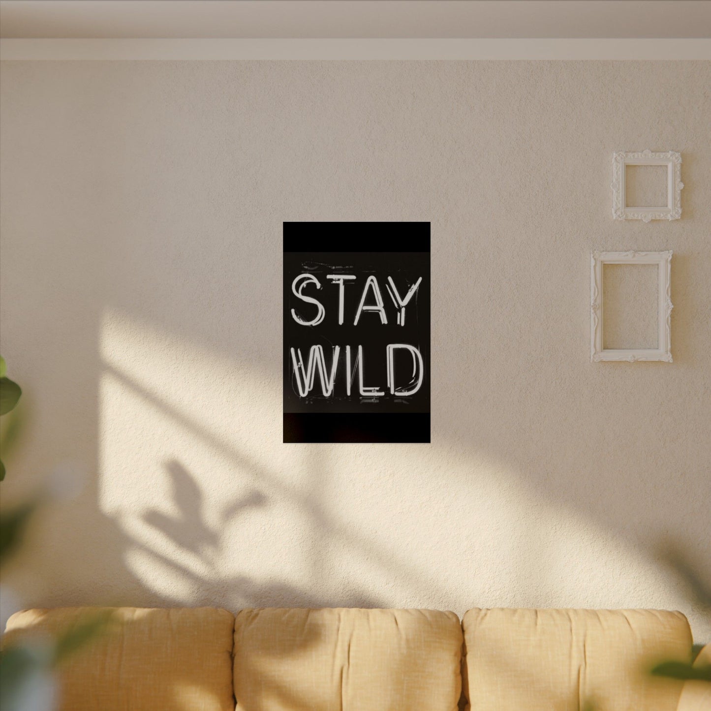 Stay Wild – Western Textured Watercolor Matte Posters