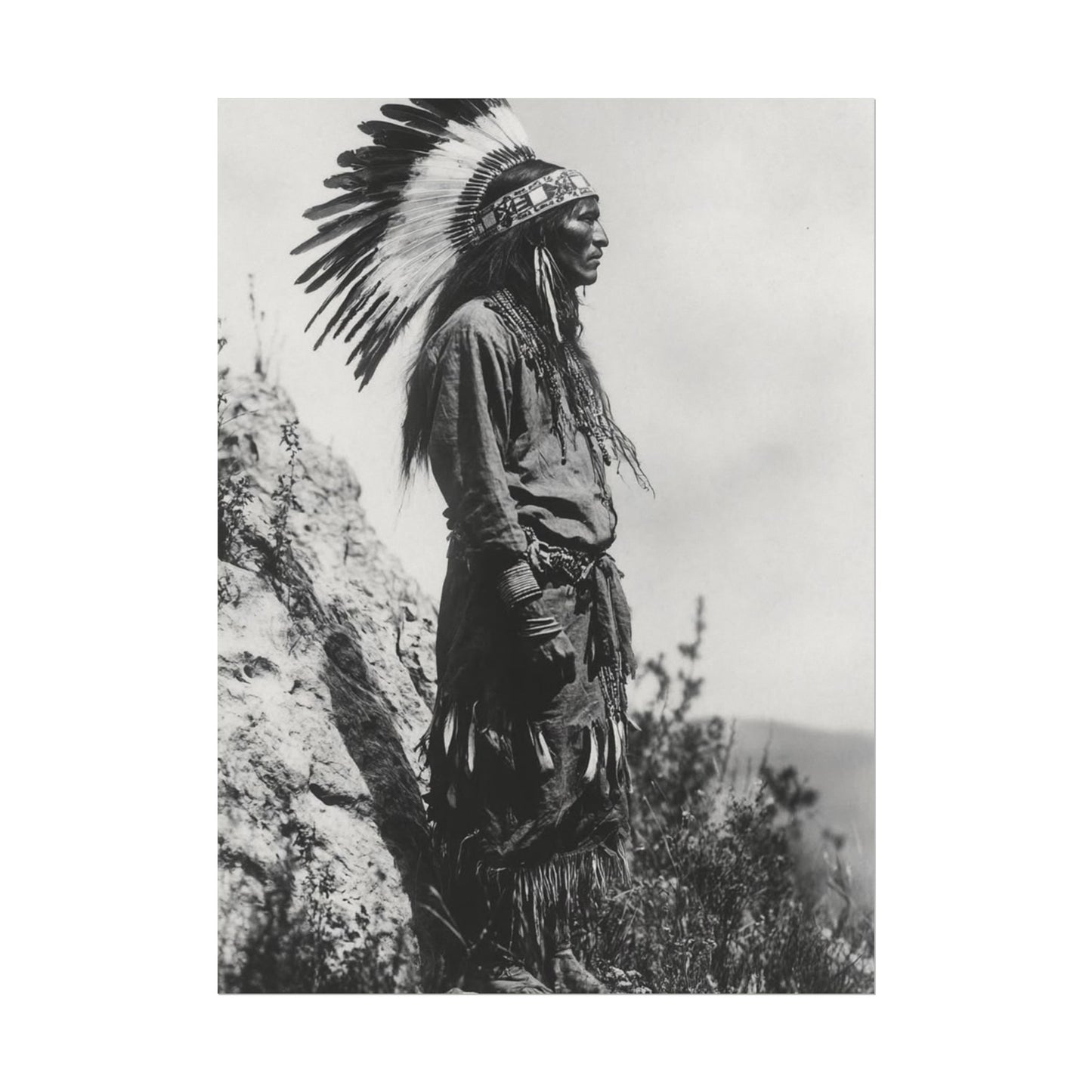 When The Wind Calls – Western Textured Watercolor Matte Posters