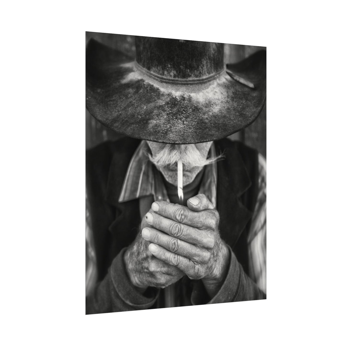 One More Draw – Western Textured Watercolor Matte Posters