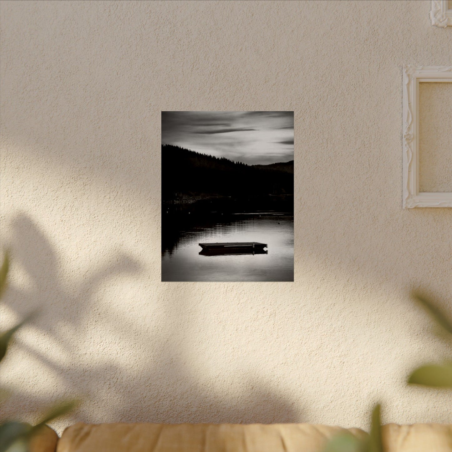 He Leads Me Beside Still Waters – Western Textured Watercolor Matte Posters