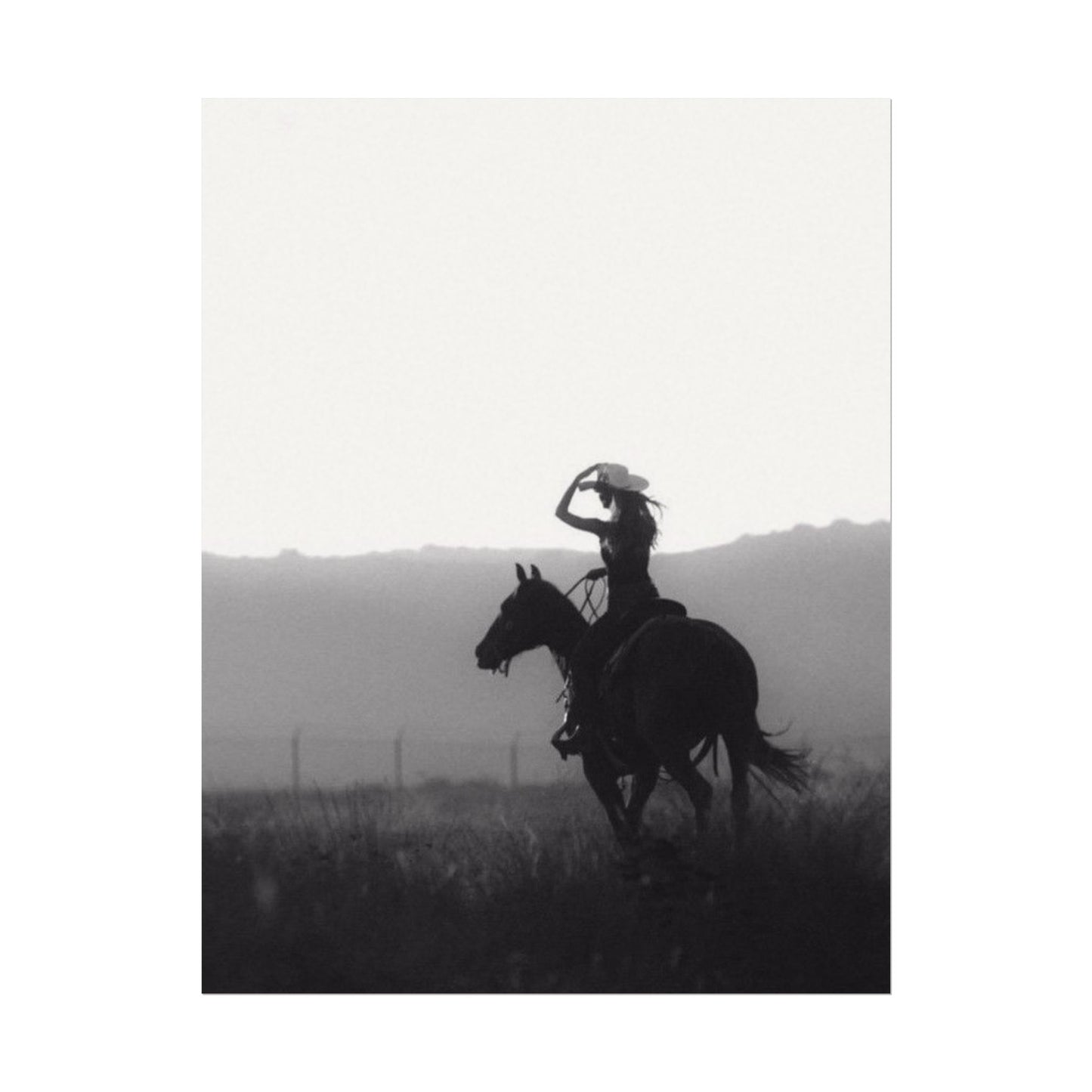 Timeless Beauty – Western Textured Watercolor Matte Posters